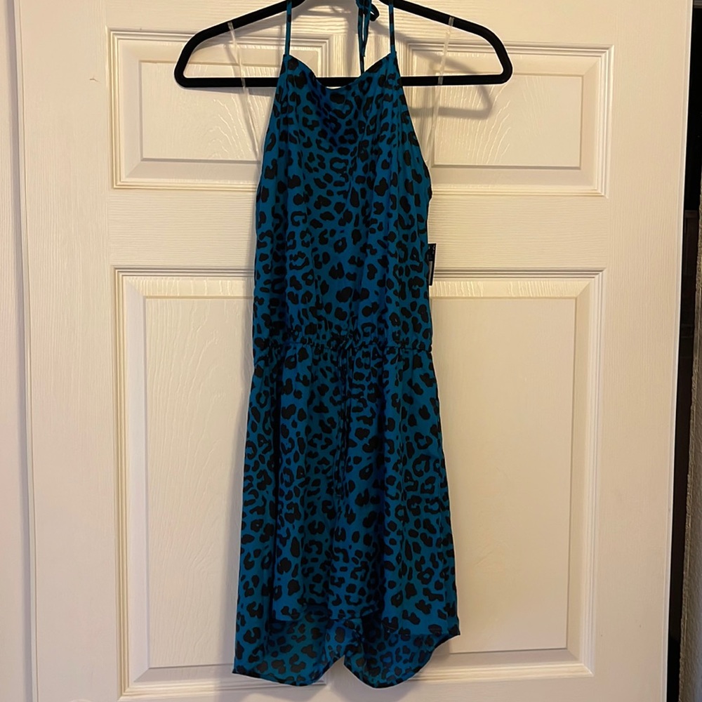 Arizona Jean Co Cheetah Romper Size: Large